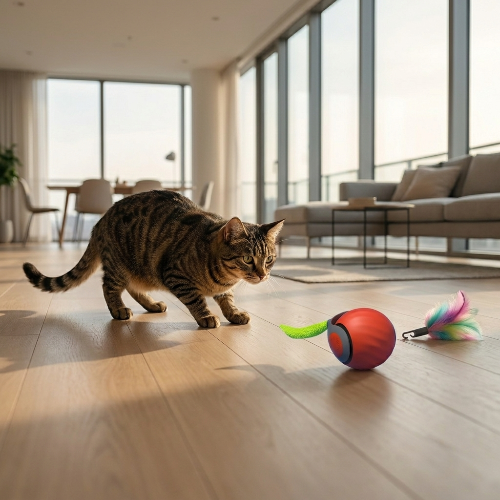 ZoomBall™️- Interactive enrichment ball for cats